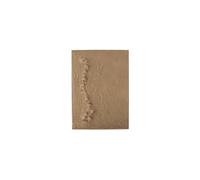 Décoration murale en bois marron, effet 3D, structure rugueuse - Bloomingville, Sisken - 50x7x70 cm