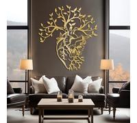 Décoration Murale en métal - Arbre à cœurs anatomiques - Décoration Murale en métal - Décoration pour Cabinet médical - Cadeau pour Chirurgien Cardiaque - Cadeau pour cardiologue