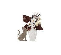 Mauro Ferretti – Décoration murale en métal Cat – Multicolore 54,6 x 8,9 x 59,7 cm
