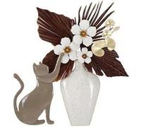 Mauro Ferretti – Décoration murale en métal Cat – Multicolore 54,6 x 8,9 x 59,7 cm