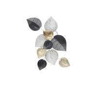 Décoration Murale en Métal Demi-Feuille 62cm Multicolore