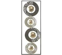 Mauro Ferretti Décoration murale en métal Ring 31 x 3 x 89,5 cm Gris