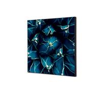 Décoration Murale en tissu SET 40 x 40 Cactus Bleu
