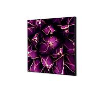 Décoration Murale en tissu SET 40 x 40 Cactus Violet