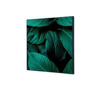 Décoration Murale en tissu SET 40 x 40 Feuillage Vert