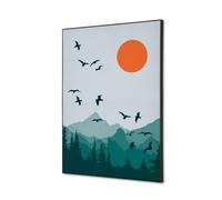 Décoration Murale en tissu SET A2 Soleil Et Oiseaux