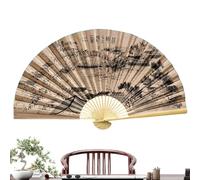 Décoration murale éventail géant décoration style chinois | Grand éventail pliable décoration murale pour festivals musicaux, fêtes dansantes, mariages, maison, salon