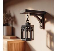 Décoration murale gothique imprimée en 3D, suspendue à une chaîne – Dimensions : 33 cm
