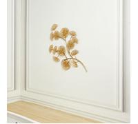 Décoration Murale - HOME DECO FACTORY - Fleur - Métal - Or