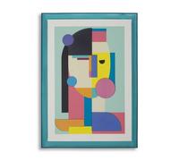 Décoration murale impression encadrée Mauro Ferretti Picassy Multicolore 50x3,3x70 cm