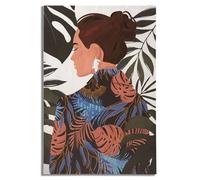 Mauro Ferretti – Toile imprimée – Lady Jungle Dos – Multicolore – 80 x 120 cm