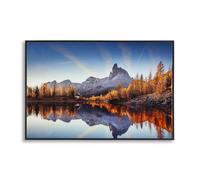 Décoration murale impression sur étoile avec cadre en forme lac Mauro Ferretti Laccata Multicolore 90x4x60 cm