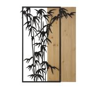 Décoration murale Mauro Ferretti Bamboo Noir 58x2x80 cm