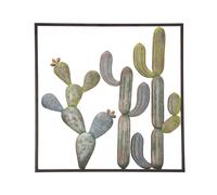 Décoration murale Mauro Ferretti Cactus-frame C Vert 50x1,3x50 cm