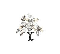 Tableau décoratif murale arbre en métal multicolore 97,2x8,9x100,3 cm