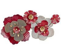 Beliani Décoration murale SCANDIUM - Métal Rouge 45 cm