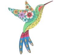 Décoration Murale Oiseau-mouche en Fer, Grande à Suspendre Créative | Jardin et Décoration Intérieure, Artisanat Métallique, Pièce à Suspendre