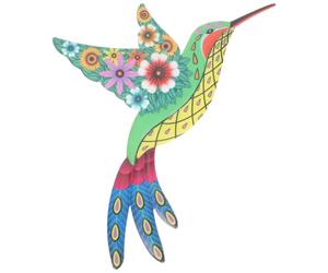 Décoration Murale Oiseau-mouche en Fer, Grande à Suspendre Créative | Jardin et Décoration Intérieure, Artisanat Métallique, Pièce à Suspendre
