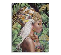 Décoration murale peinture sur toile avec cadre Mauro Ferretti Kloe Multicolore 90x3x120 cm
