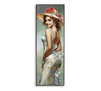 Tableau Peinture Elegant II 52x152cm Multicolore