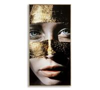 Décoration murale peinture sur toile avec cadre Mauro Ferretti Laccato Nairobi B Multicolore 52x4x102 cm