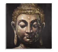 Décoration murale peinture sur toile Mauro Ferretti Buddha B Multicolore 100x3x100 cm