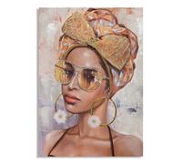 Toile décorative fait main Jennifer 70 x 30 x 100 cm Multicolore G