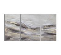 Décoration murale peinture sur toile Mauro Ferretti Monty Multicolore 45x2,7x80-60x2,7x80 cm
