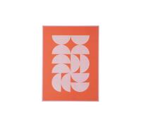 Décoration murale Present Time Geometric Orange 30x40x3 cm