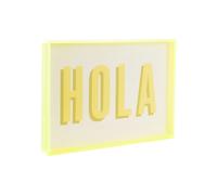 Décoration murale Present Time Hola Vert 31x22x3 cm