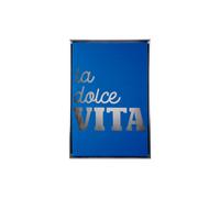 Décoration murale Present Time La Dolce Vita Medium Bleu 40x3,2 cm
