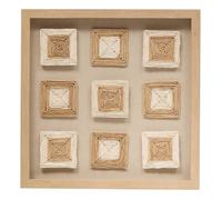 Décoration murale Rafael 50x50cm beige - Atmosphera Créateur d'intérieur