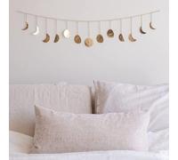 Décoration murale représentant les phases de la lune | Pièces métalliques faites main | Accessoires muraux bohèmes | Art mural représentant les phases de la lune | Décoration murale suspendue représen