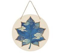 Décoration murale ronde en bois avec bord étoilé - Style rustique vintage - Fait à la main - Décoration murale d'intérieur pour chambre à coucher, salon, ferme, salle de bain
