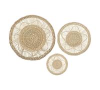 Décoration Murale Ronde "Seagrass" 38cm Naturel