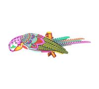 Décoration Murale Toucan en Fer 3d, Pendentif Oiseau pour Jardin | Art Mural Intérieur Extérieur, Couleurs Lumineuses, Ambiance Joyeuse, Finition Décorative Soignée