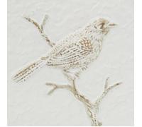 Décoration murale Varo oiseau 26x26m blanc - Atmosphera Créateur d'intérieur