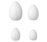Décoration Porcelaine œufs Lot de 4 Céramique printemps Messager oeufs de Pâques