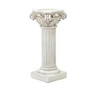 Décoration pour colonnes romaines - Statue en résine pour colonnes corinthiennes grecques Présentoir de grande taille de petite taille Porte- Bougie Figurine Base pour intérieur et extérieur