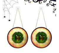 Décoration pour les yeux d'Halloween à piles - Pendentif en forme de globe | Décoration murale à suspendre pour intérieur et extérieur, mur, porte, jardin, pelouse, cour, buisson, scène, fête