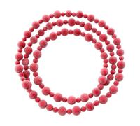 Décoration pour sapin de Noël - Baies rouges - 275 cm | Guirlande de baies rouges pour sapin de Noël, maison, école, appartement, dortoir, fête de mariage, vacances, jardin, cour