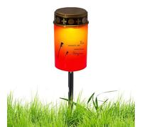Décoration pour tombes et cimetières avec LED pour extérieur | Lampe décorative à bougie rituelle, idéale pour jardin, cimetière, cour et maison
