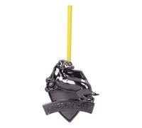 Décoration sapin Nemesis Now Harry Potter Hufflepuff Crest Gris 6 cm