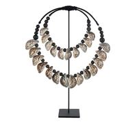 Décoration sur Pied Coquillages 60cm Noir