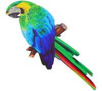Décoration Toucan Suspendue en Fer Vert, Réalisme Simple, Maison | Salon, Chambre D’garçon et Filles, Style Vivant et Joli, Ornements Muraux Oiseaux