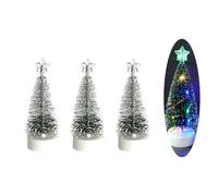 décorations d ' Arbre de Noël en pin givré de Simulation de Neige Artificielle pour Ajouter Un de Vacances avec des Ornements délicats Arbre de Noël avec lumière