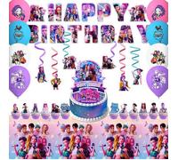 Décorations d'anniversaire Ballons fille kpop Décoration Fournitures pour les fans fille kpop