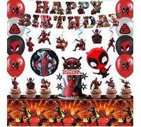Décorations d'anniversaire - INBOXXARTY - Dead Pool - Multicolore - Mixte - Contemporain