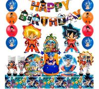 Décorations de Ballons de Fête Dragon Ball, Ensemble de Ballons d'anniversaire Dragon Ball, Adapté Décorations de Fête à Dragon Ball