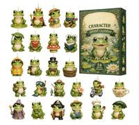 Décorations de compte à rebours de Noël : 24 adorables décorations en acrylique comprenant un ensemble cadeaux surprises sous marins pour vous. Calendrier Lavent Fille Ado (B, One Size)
